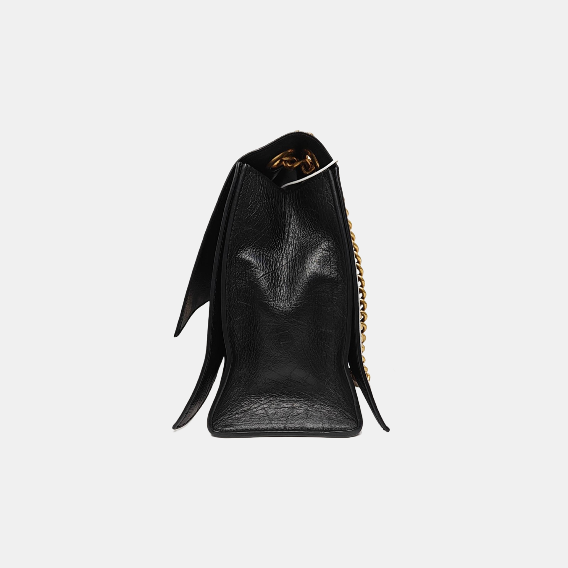 Crush Medium Calfskin Black