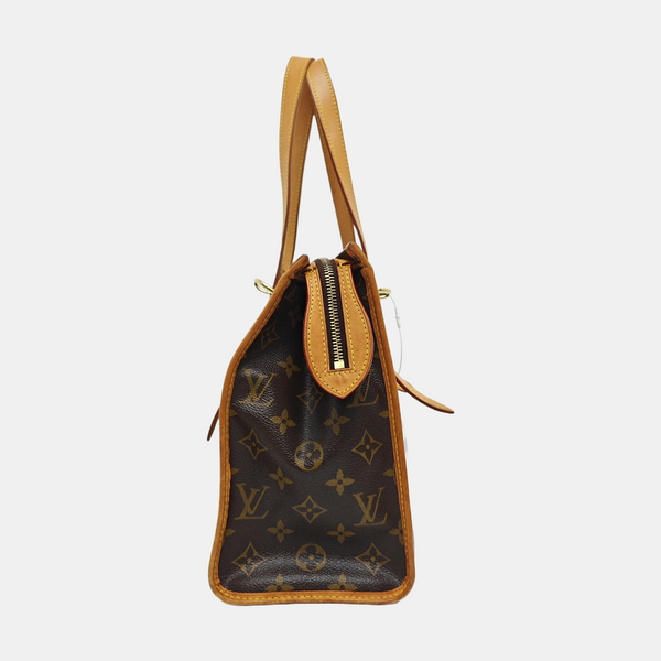 POPINCOURT Monogram Coated Canvas Brown