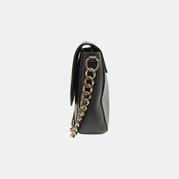 Calfskin Shoulder Bag Gray