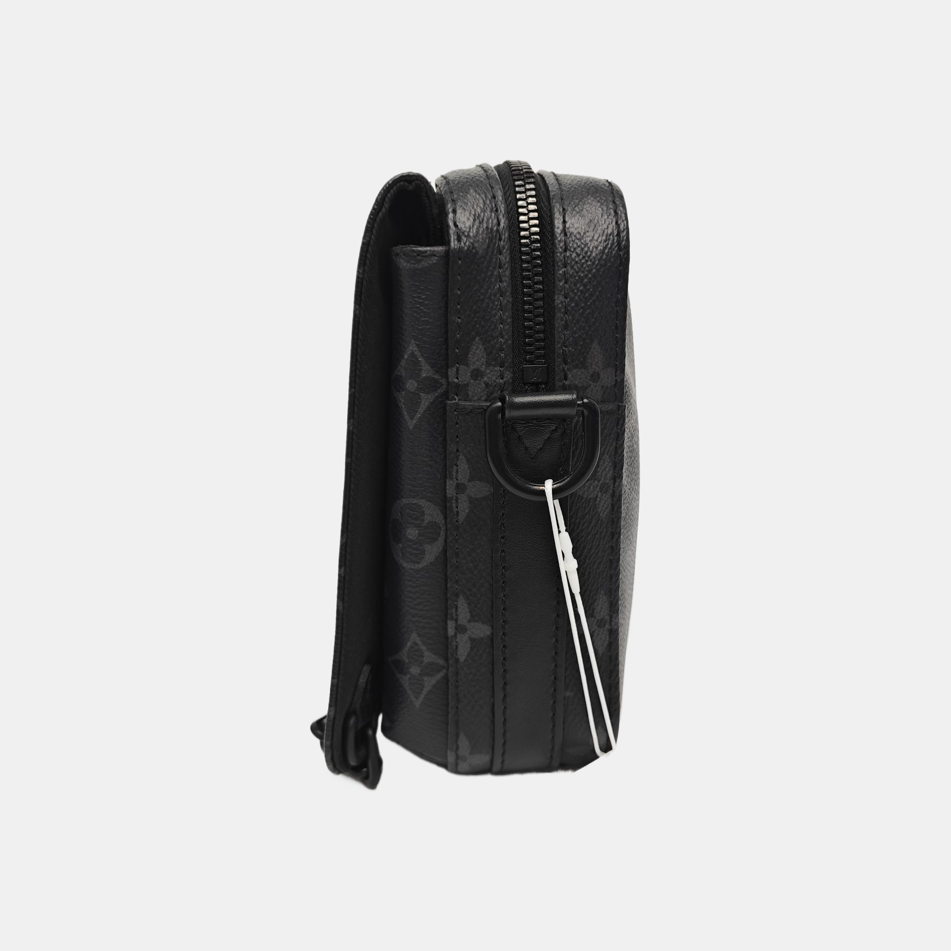 STEAMER Monogram Coated Canvas Black