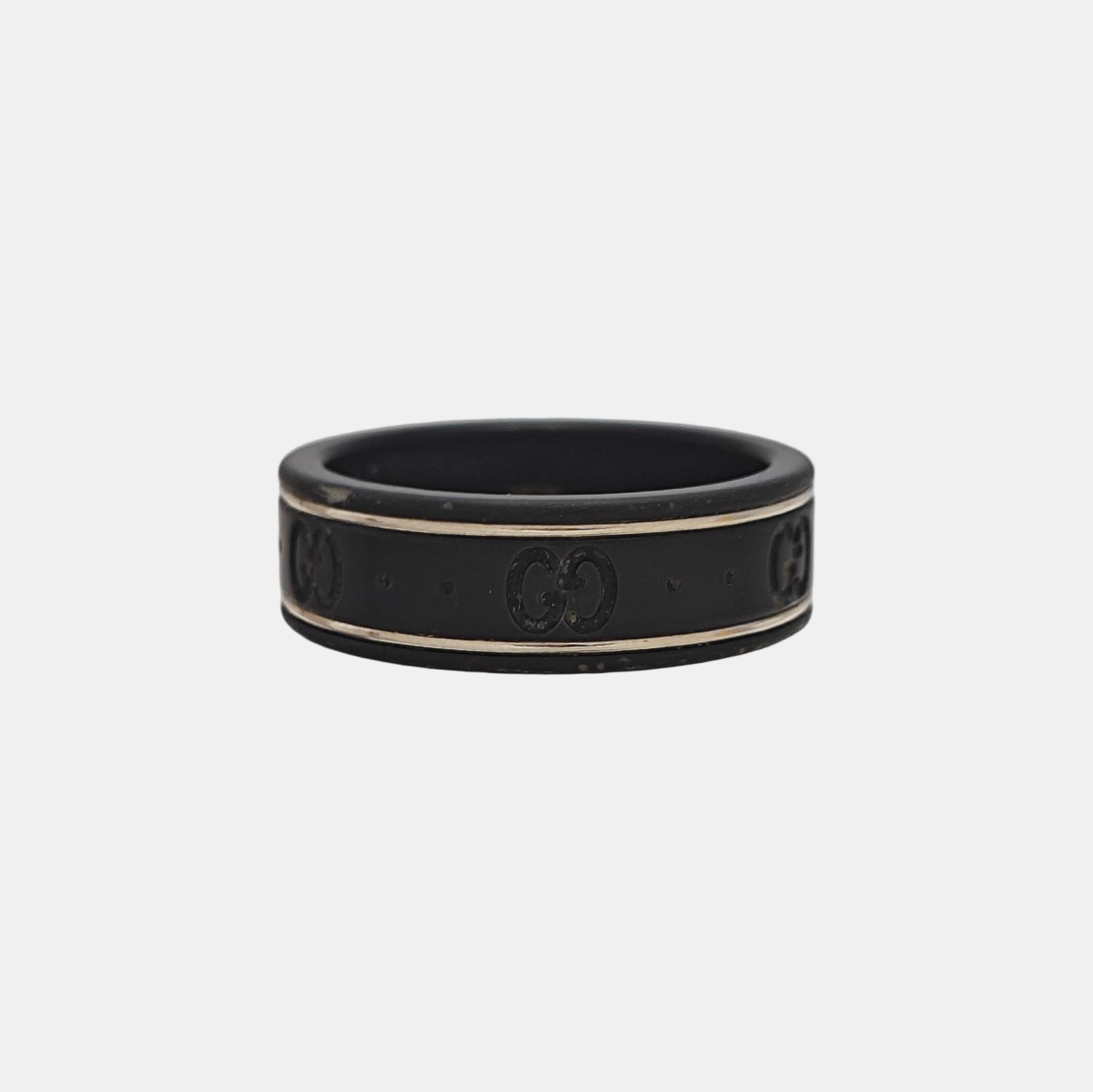Icon 18k Gold Black Ring HK 19