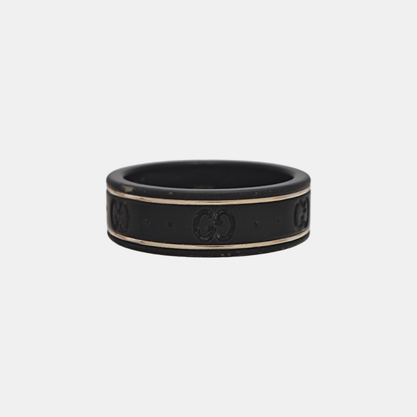 Icon 18k Gold Black Ring HK 19
