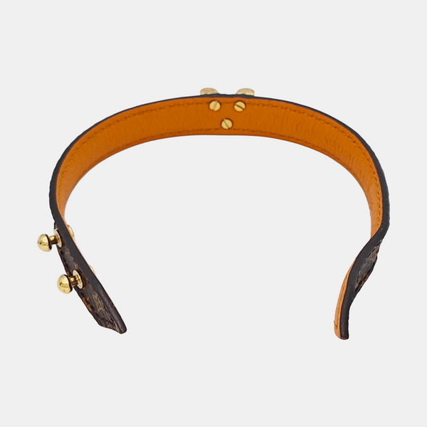 ESSENTIAL V Metal Brown Bangle