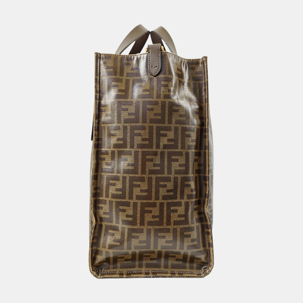 Mania Coated Canvas Brown