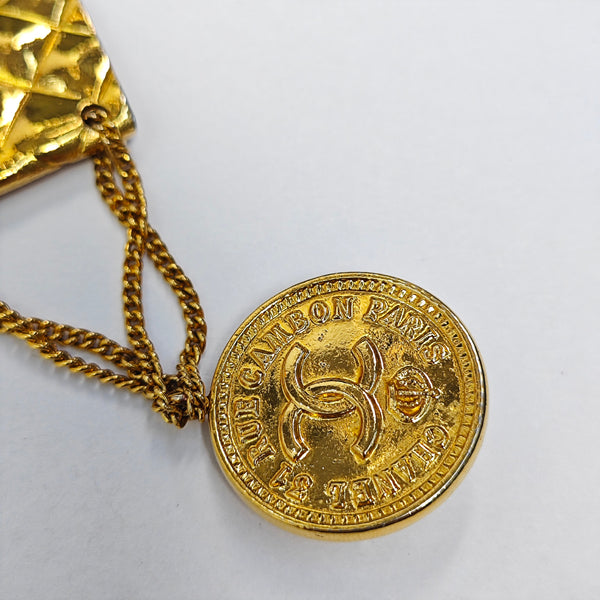 Metal Gold Brooch
