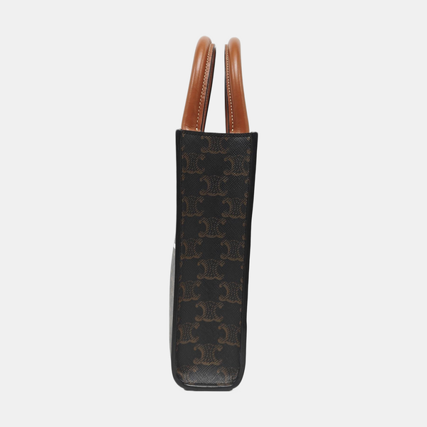 CABAS CELINE Mini Coated Canvas Brown