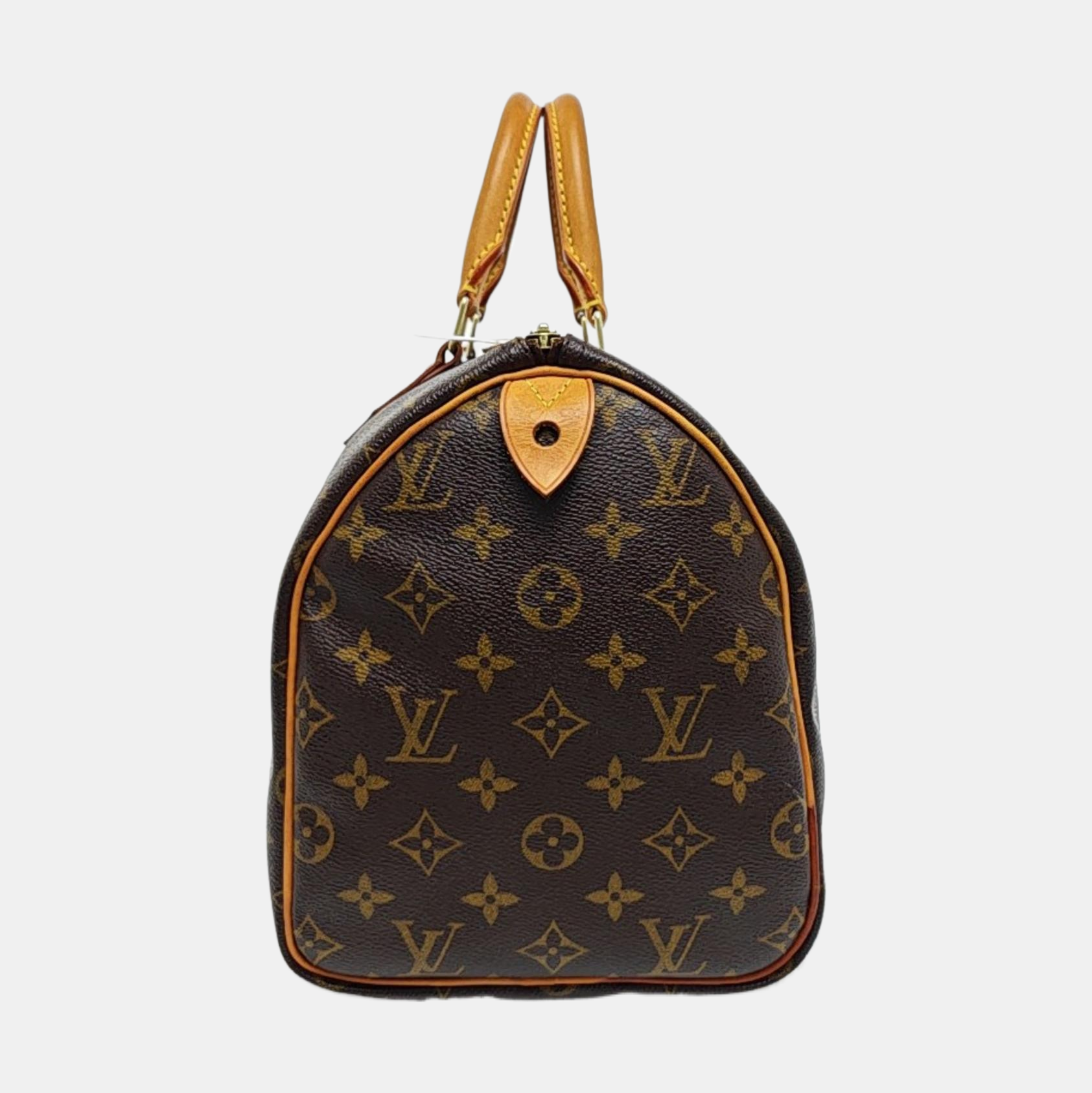 SPEEDY 30 Monogram Coated Canvas Brown