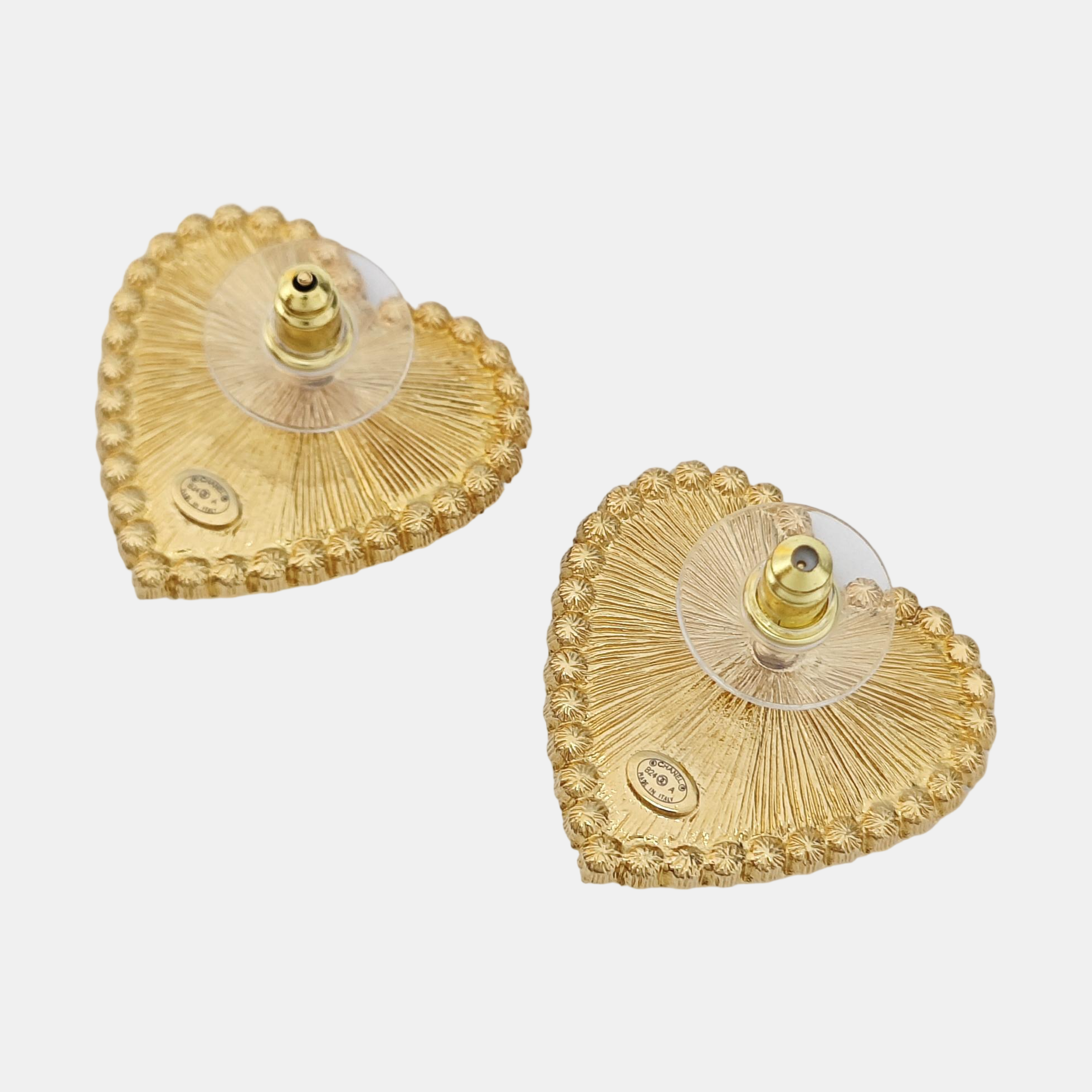 Metal Gold Stud Earrings
