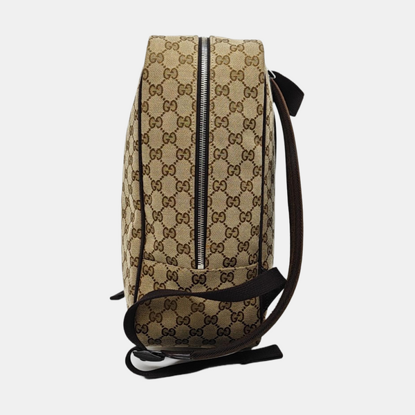 Monogram Canvas Backpack Brown