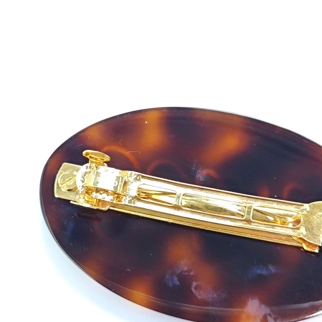 Synthetic Hair Clip Brown