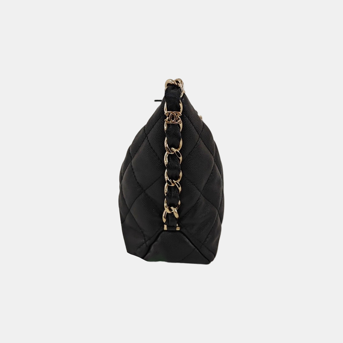 23K Quilted Calfskin Black