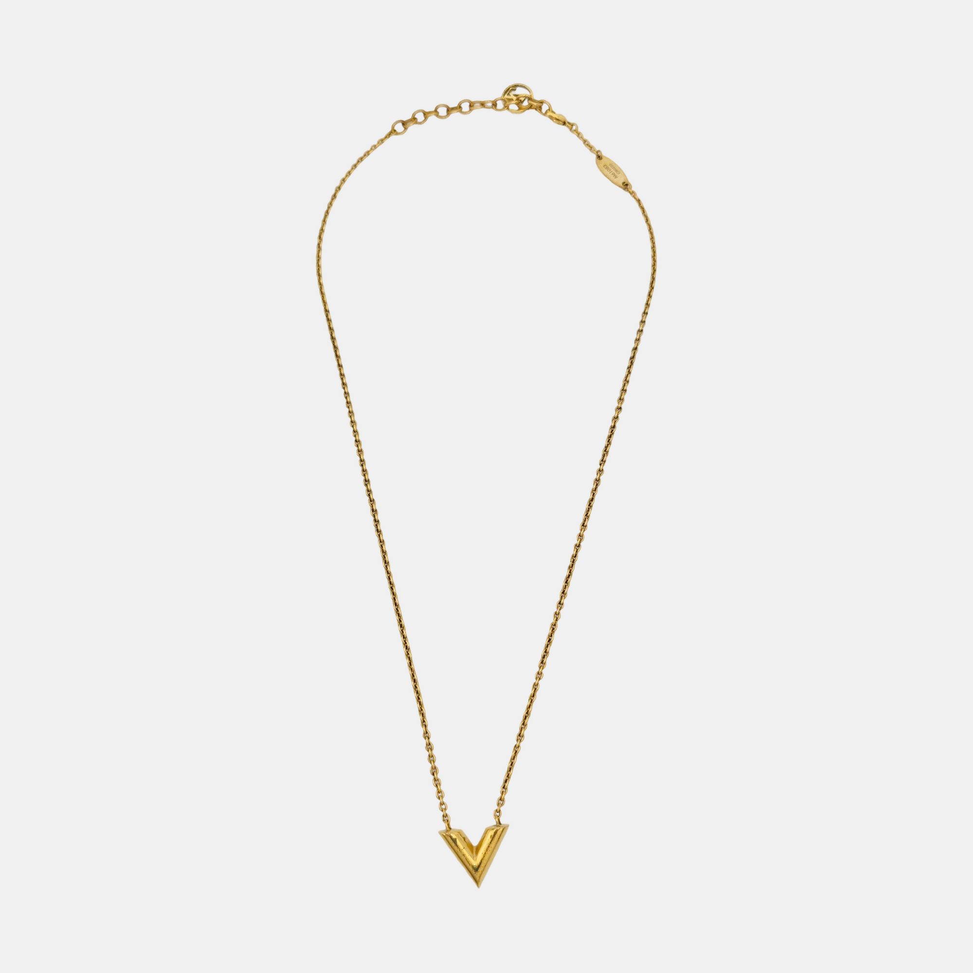 LV &amp; ME Metal Gold Necklace