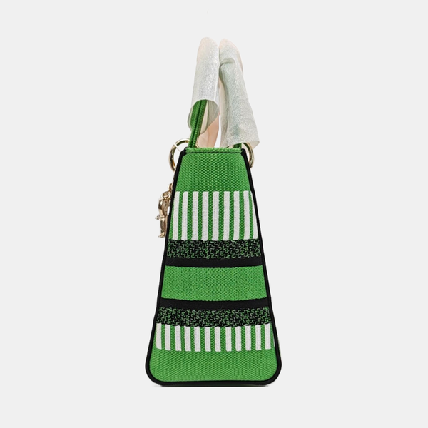Authenticated pre-owned  Lady D-Lite Medium Fabric Multicolor - Tote Bag at Looply