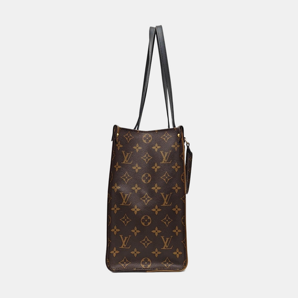 ONTHEGO MM Monogram Coated Canvas Brown