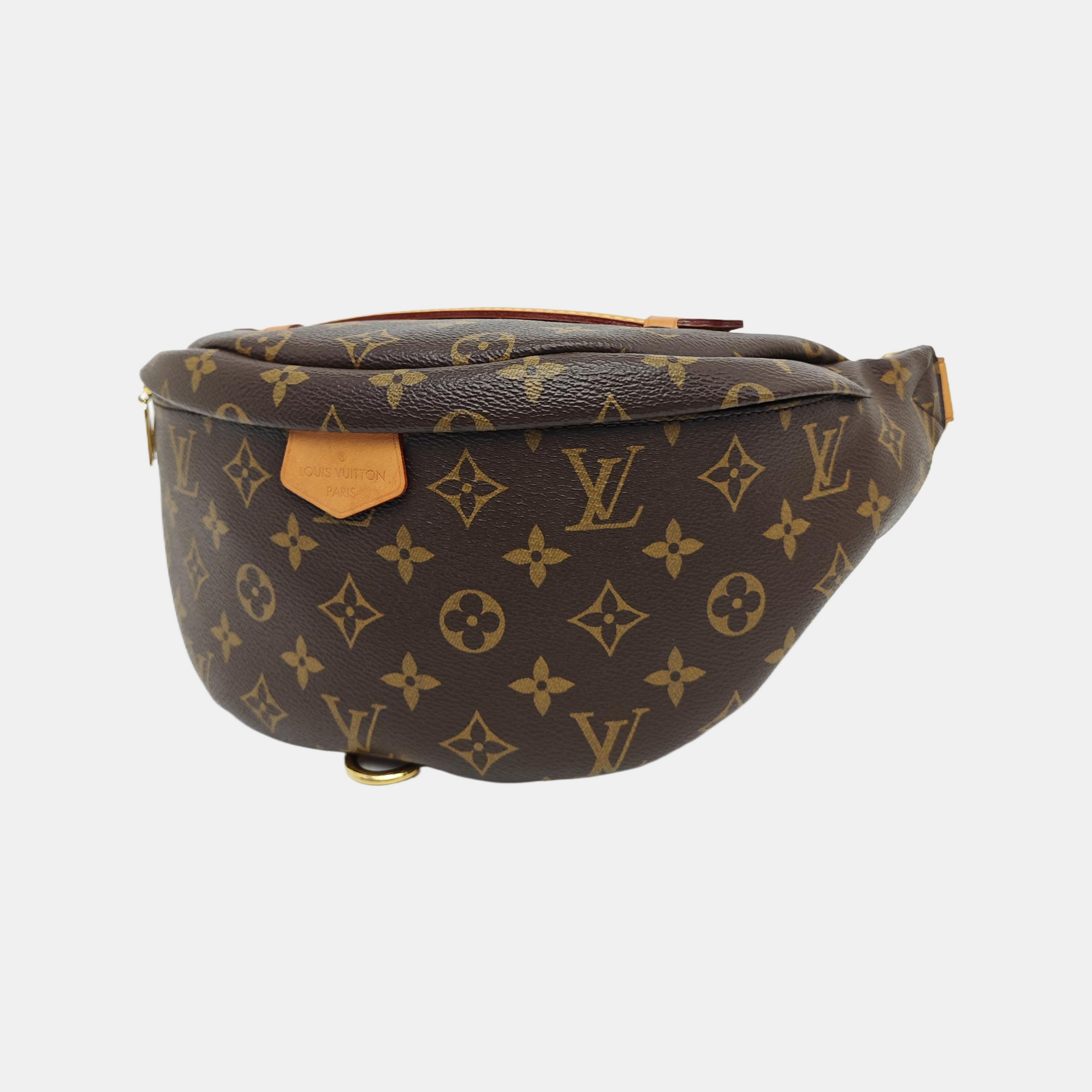 BUMBAG Monogram Coated Canvas Brown