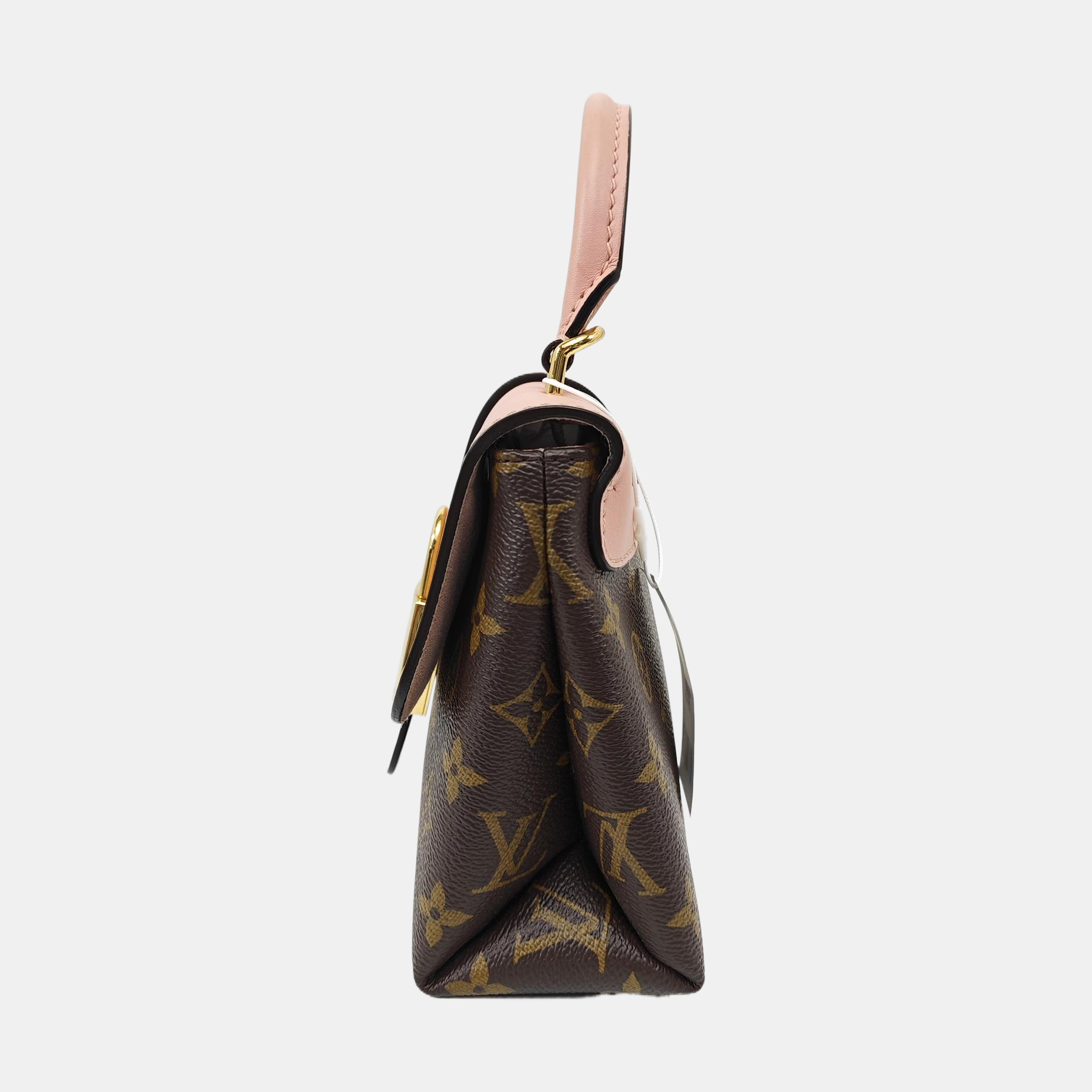 LOCKY BB Monogram Coated Canvas Pink