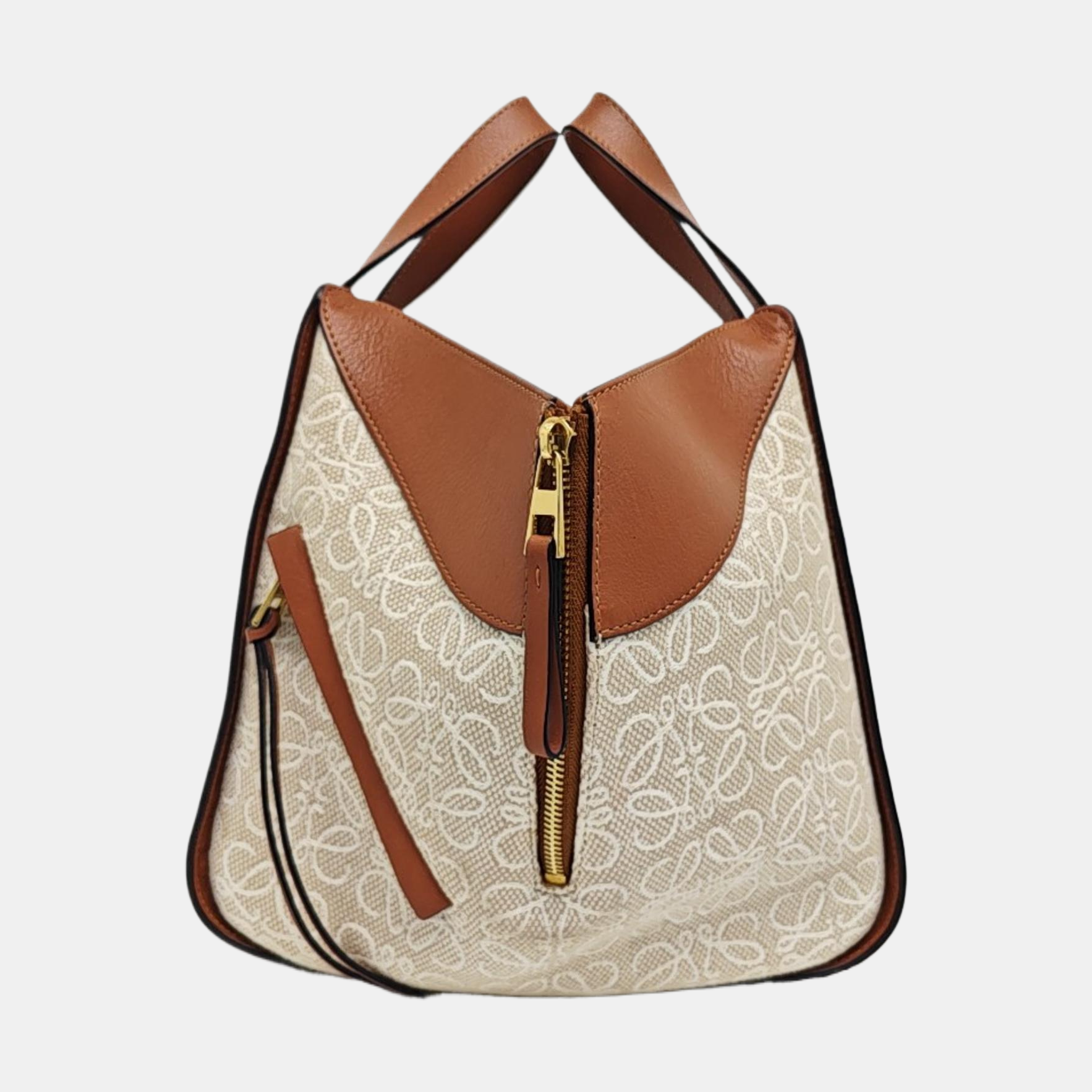 Hammock Small Monogram Calfskin Brown