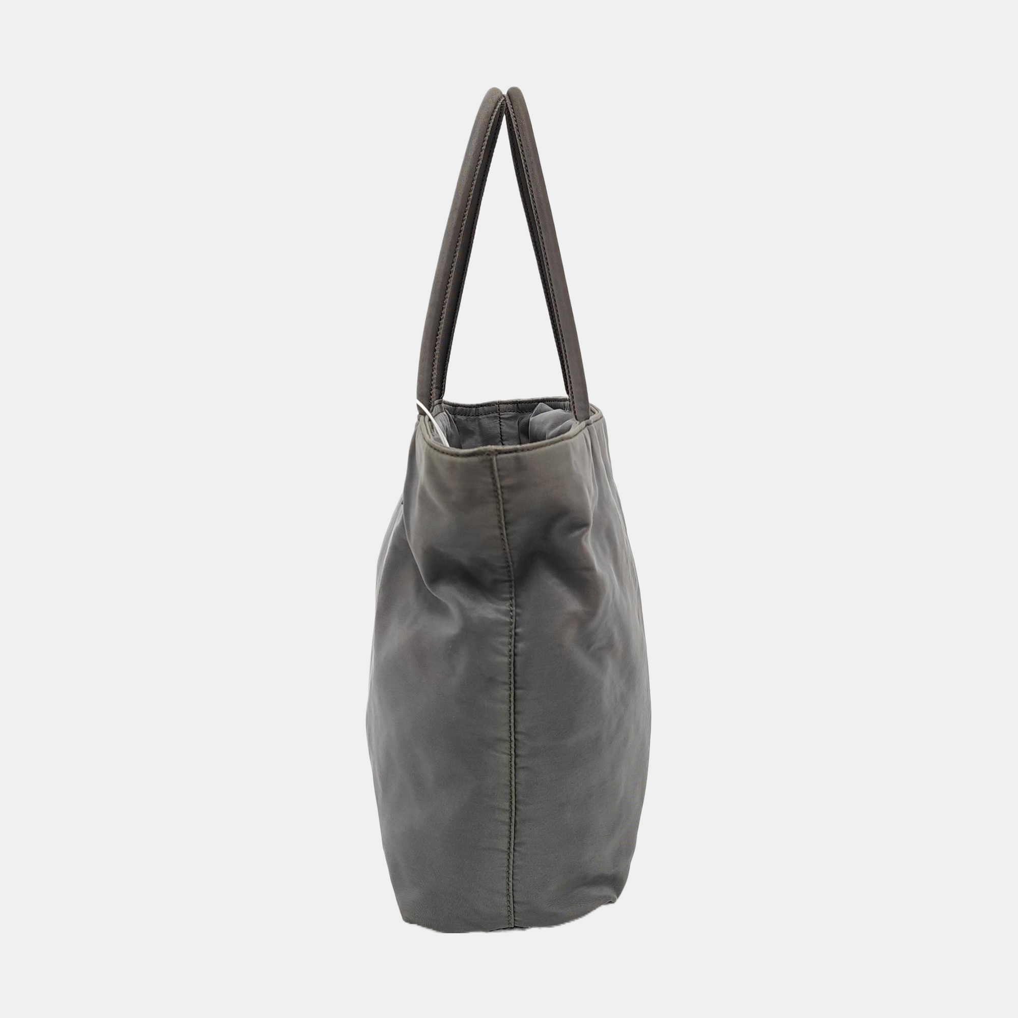 Nylon Tote Bag Gray