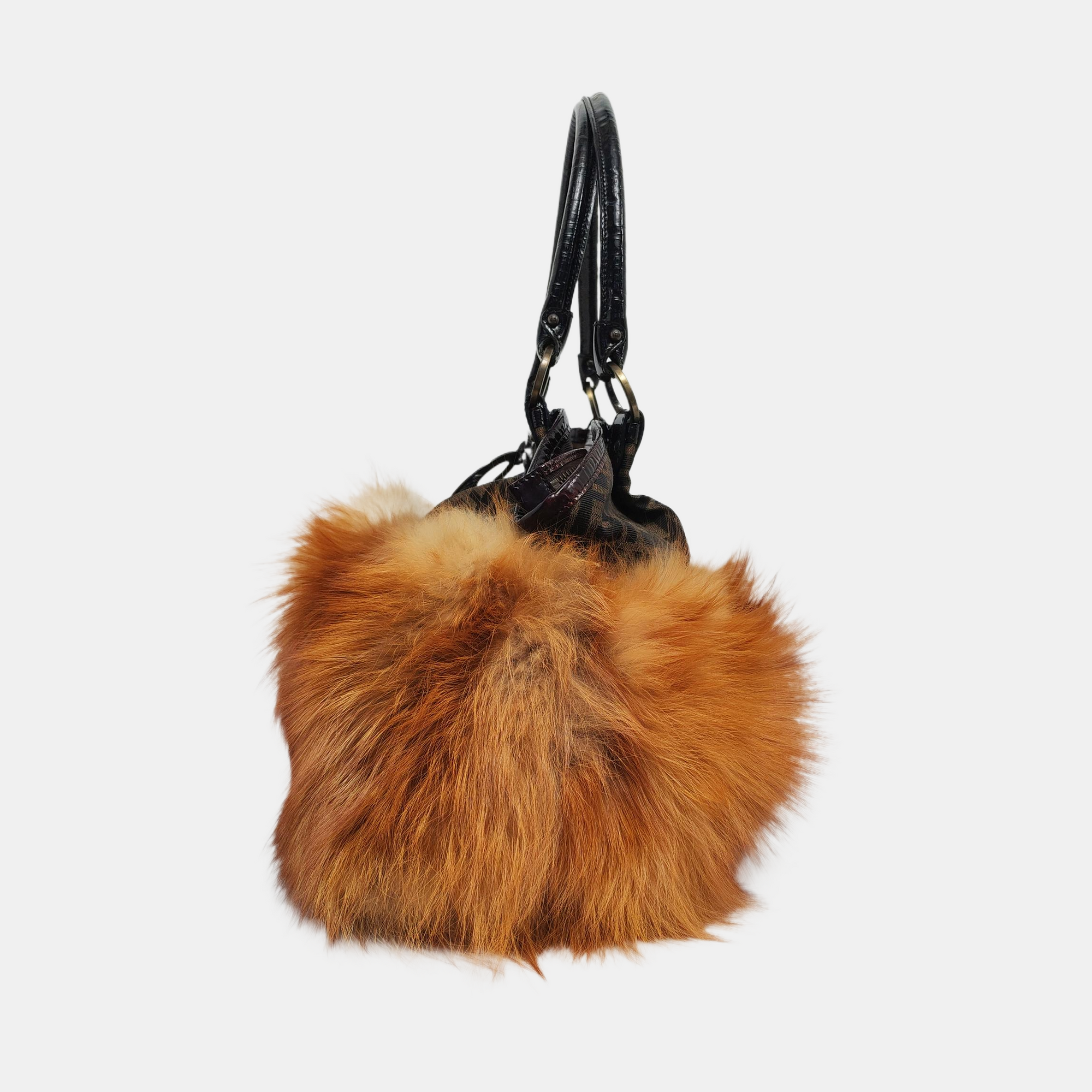 FF Tote Fur Brown