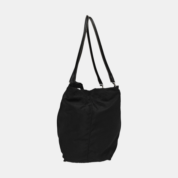 Nylon Shoulder Bag Black