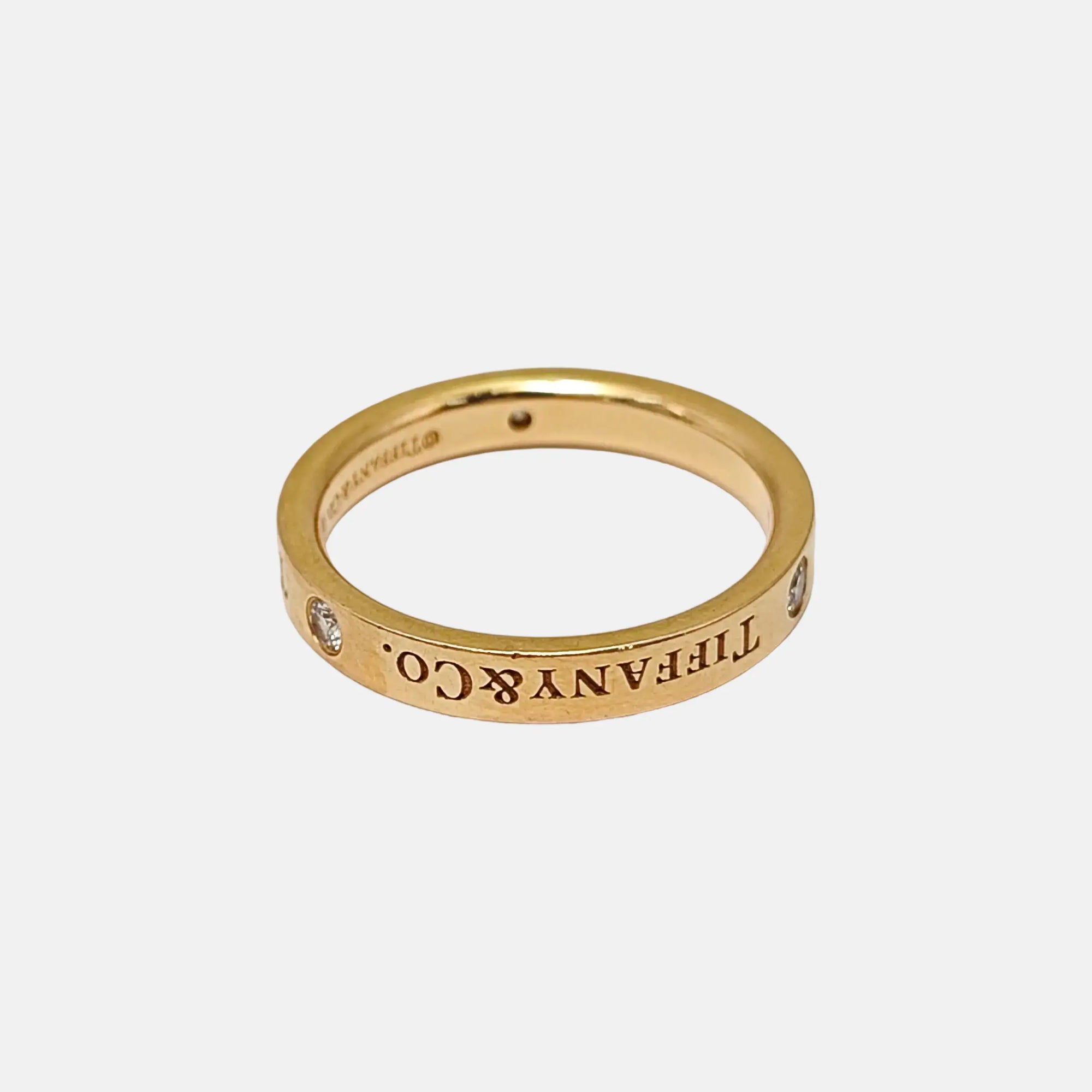 Tiffany &amp; Co. 18k Rose Gold Ring EU 51