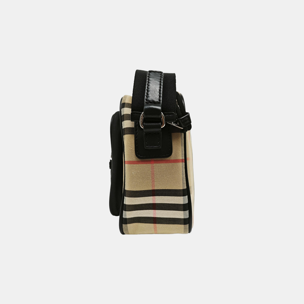Canvas Shoulder Bag Small Beige