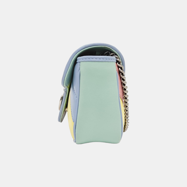 GG Marmont Mini Quilted Calfskin Multicolor