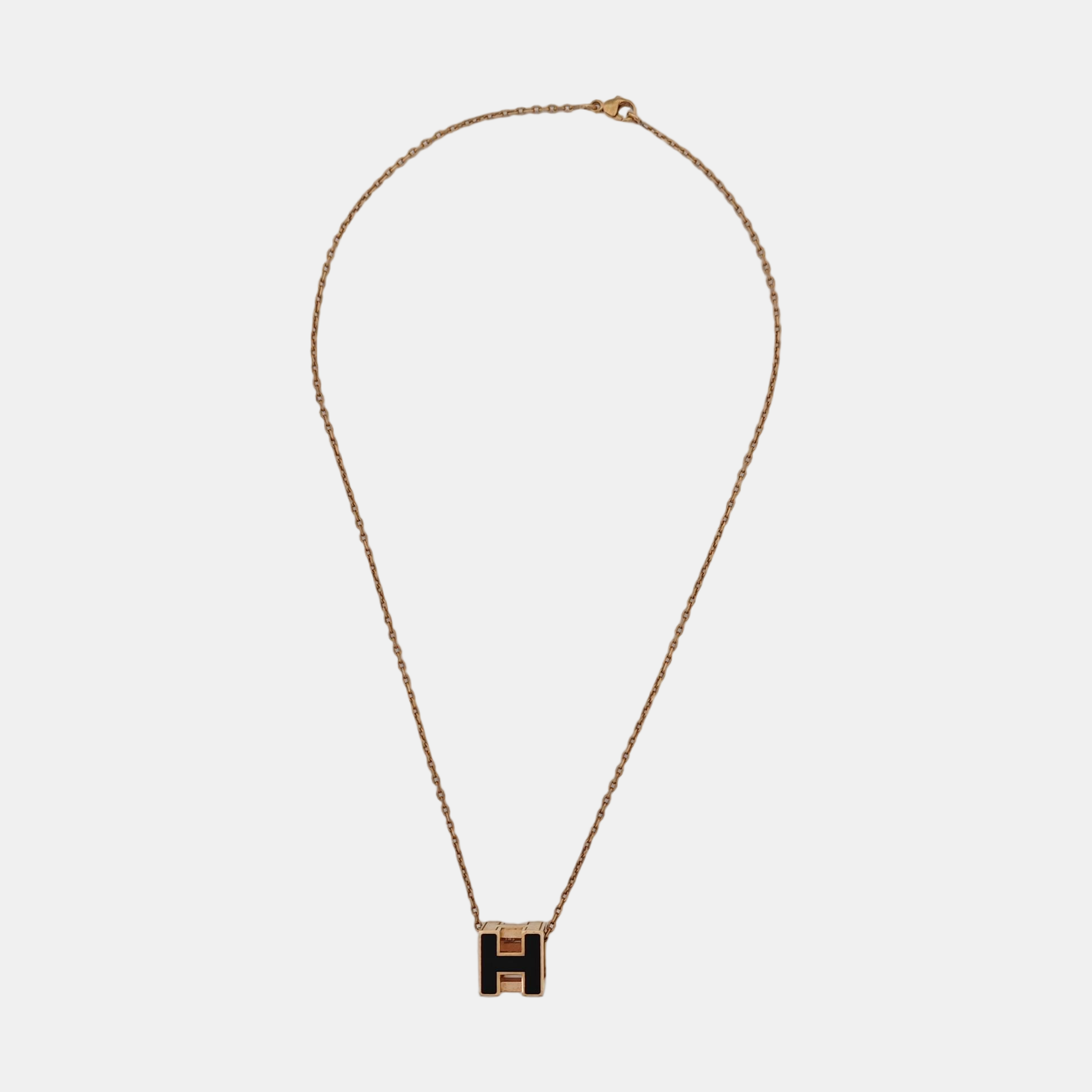 Cage D'h Metal Rose Gold Necklace