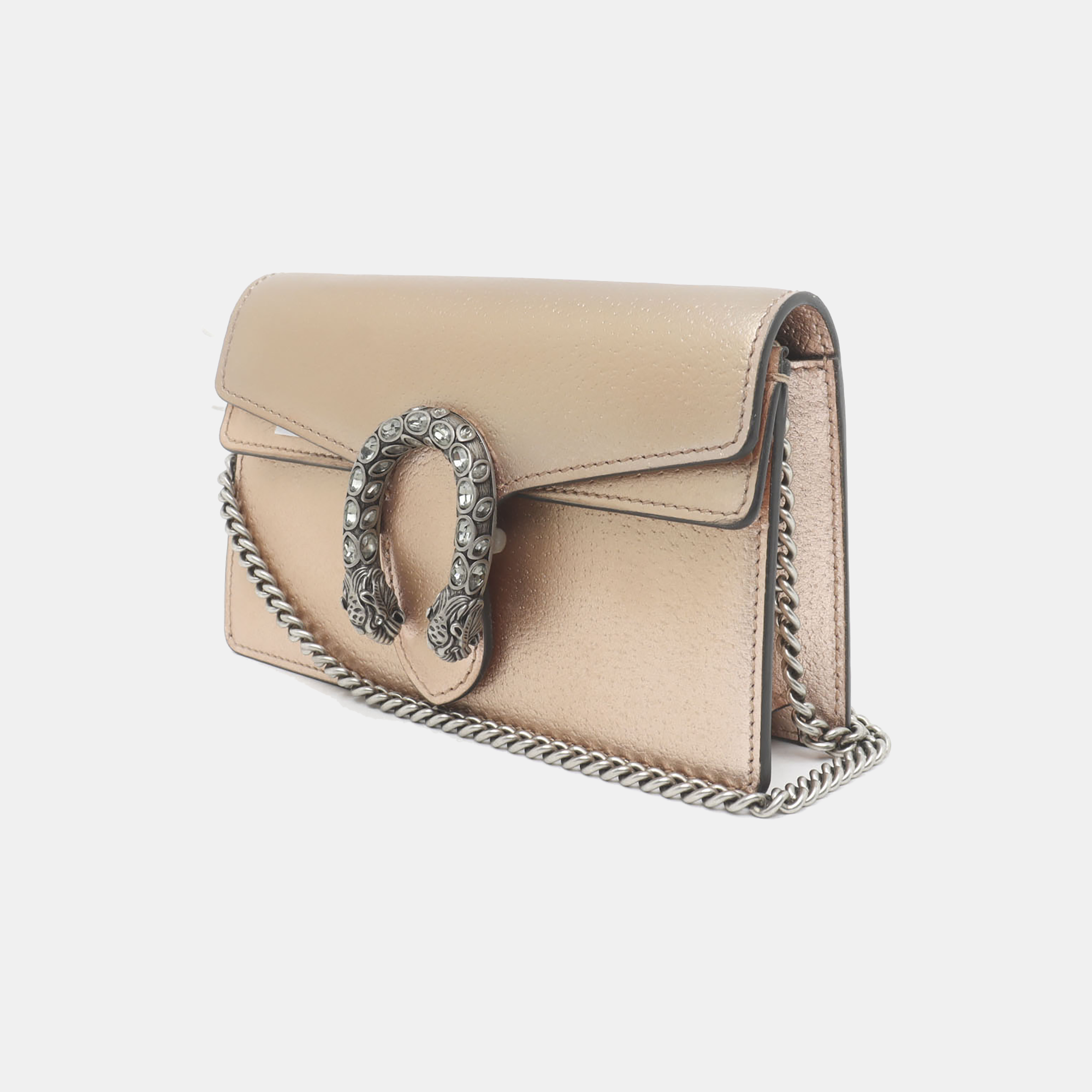 Authenticated pre-owned  Dionysus Super Mini Calfskin Beige - Shoulder Bag at Looply