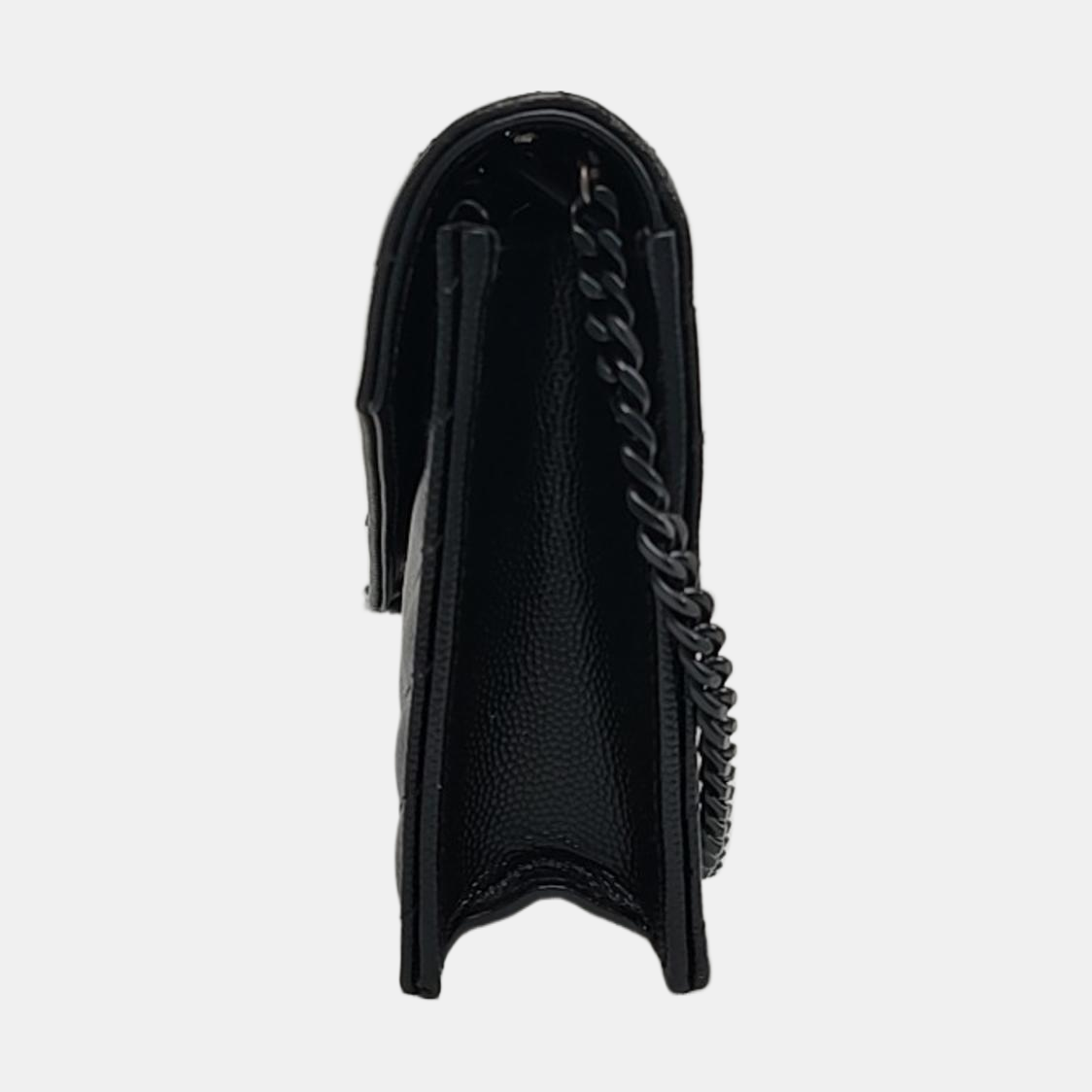 MONOGRAM WOC Chevron Calfskin Black