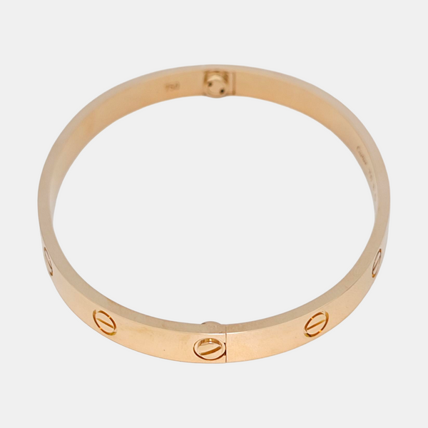 LOVE 18k Rose Gold Bangle
