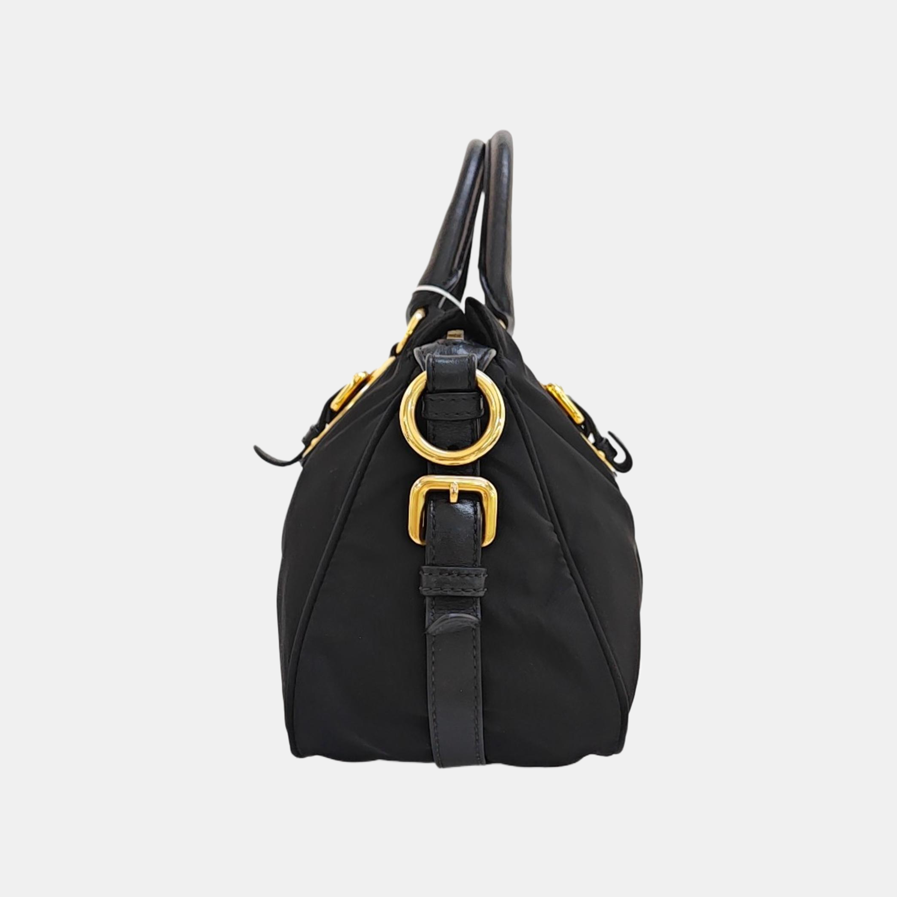 Nylon Shoulder Bag Black