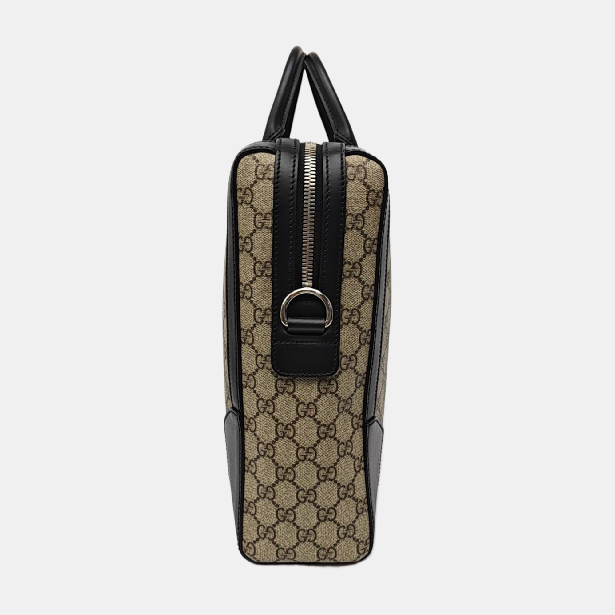 Monogram Coated Canvas Tote Bag Beige