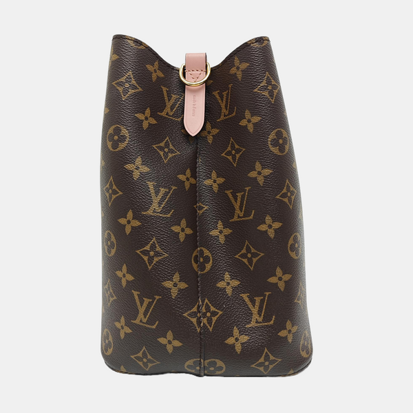 NÉONOÉ MM Monogram Coated Canvas Brown