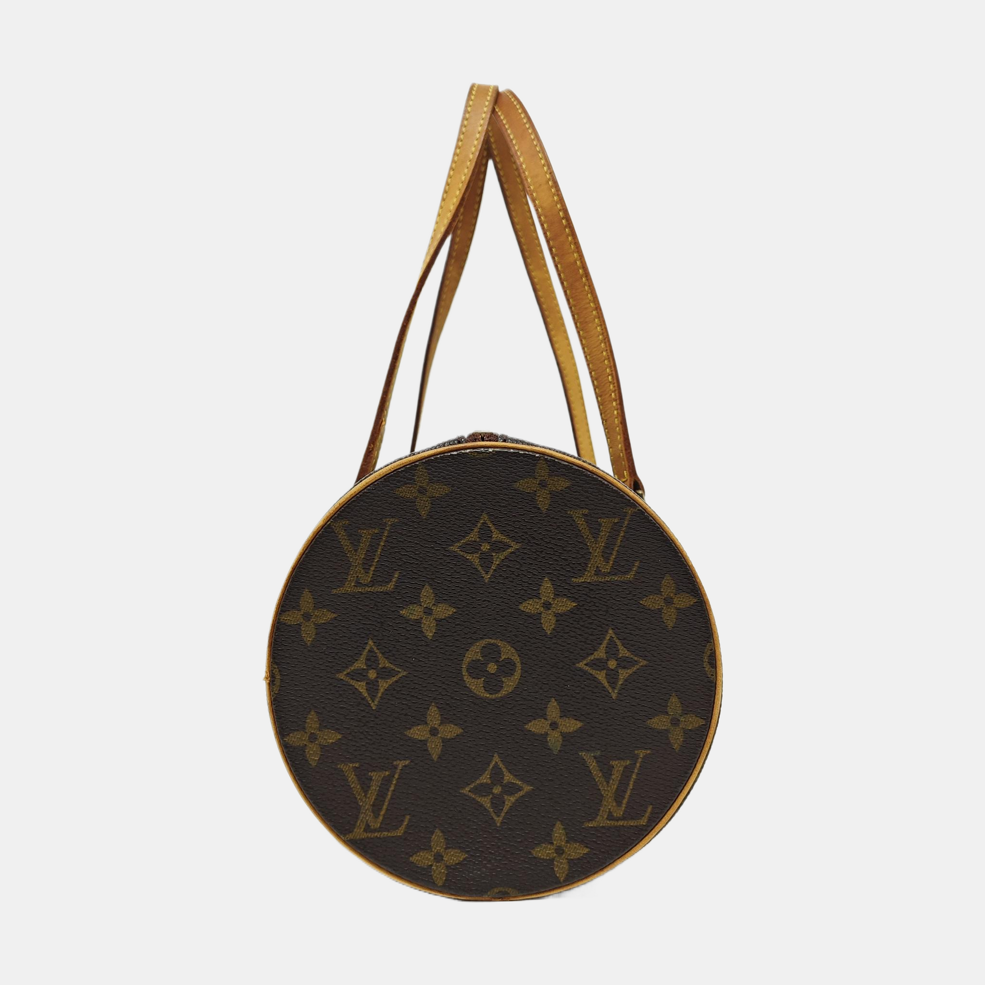 PAPILLON MM Monogram Coated Canvas Brown