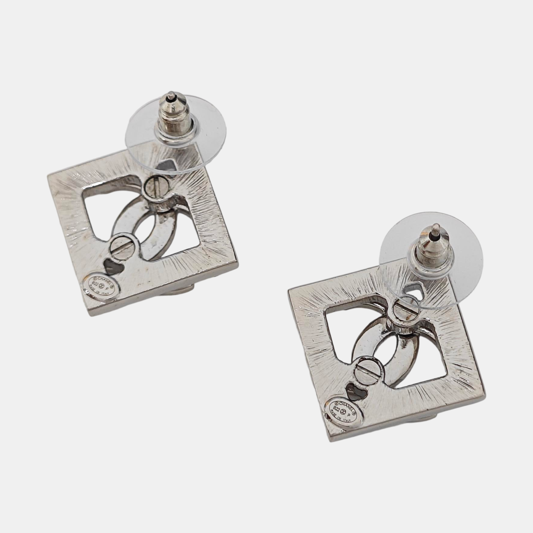 Metal Silver Stud Earrings