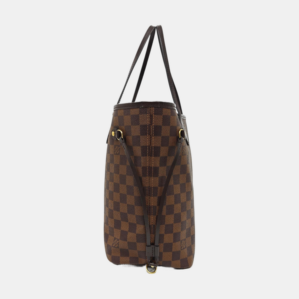 NEVERFULL MM Damier Ebene Coated Canvas Brown
