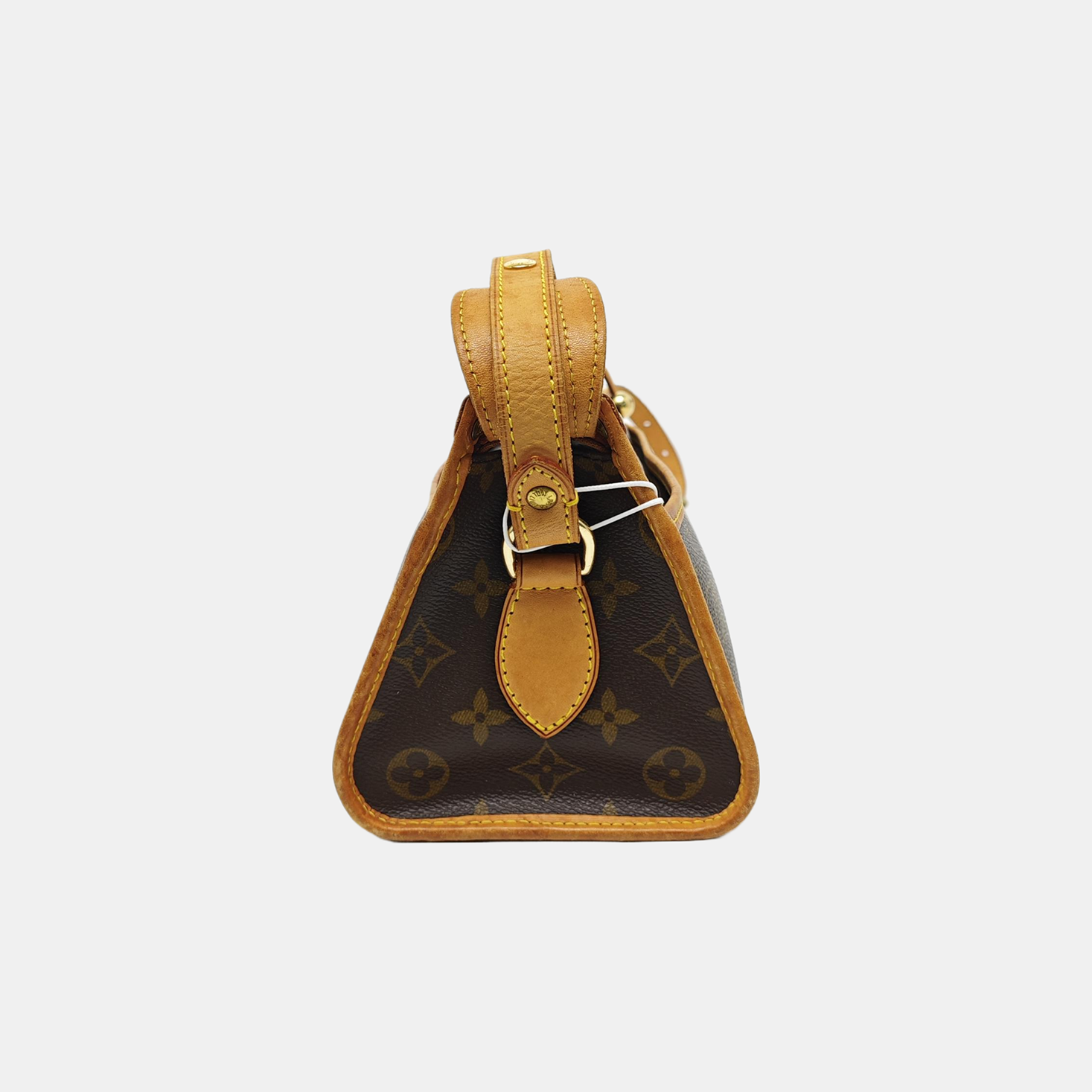 POPINCOURT Monogram Coated Canvas Brown