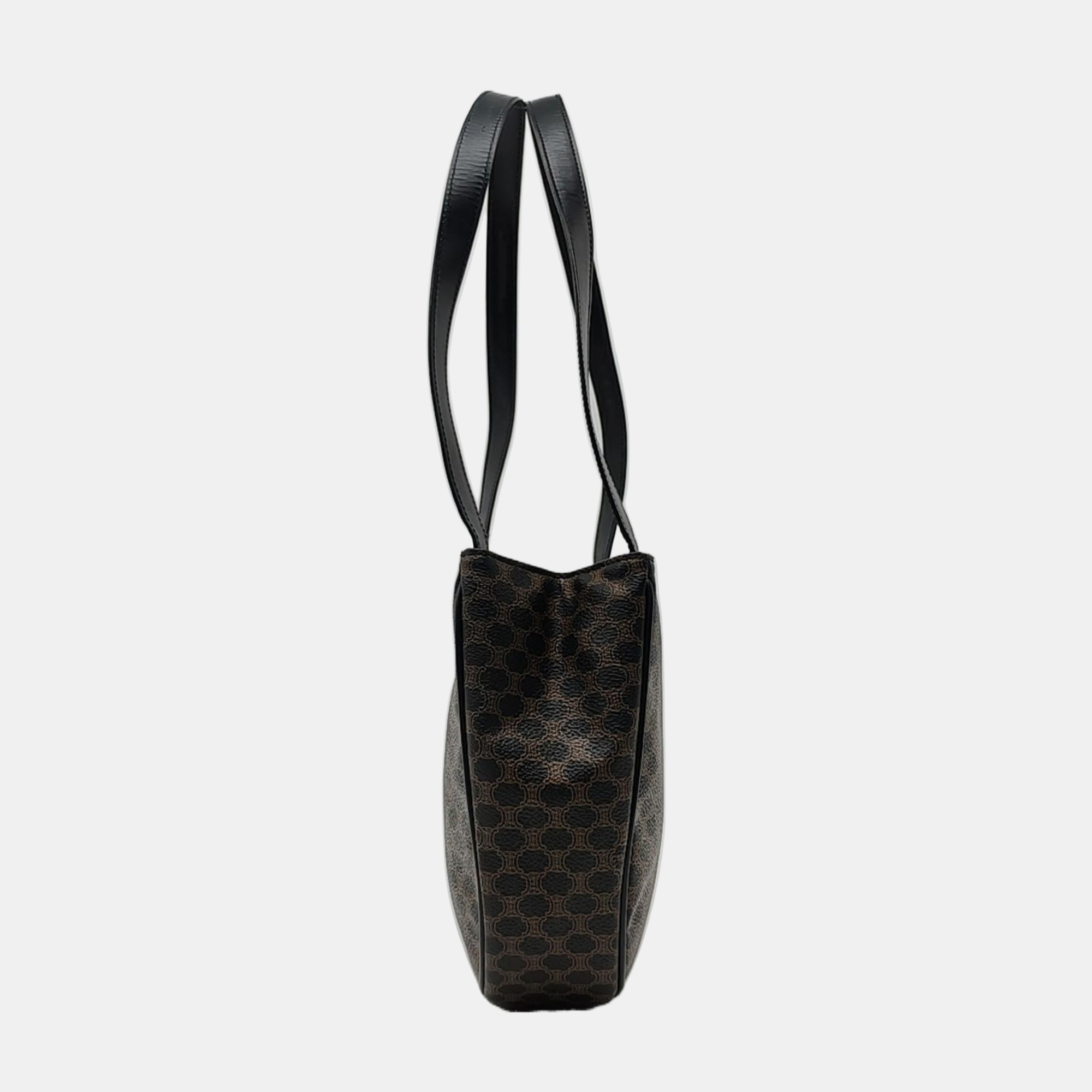 MACADAM TOP HANDLE COSMETIC BAGS Coated Canvas Black