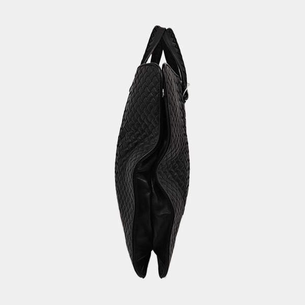Calfskin Top Handle Bag Black