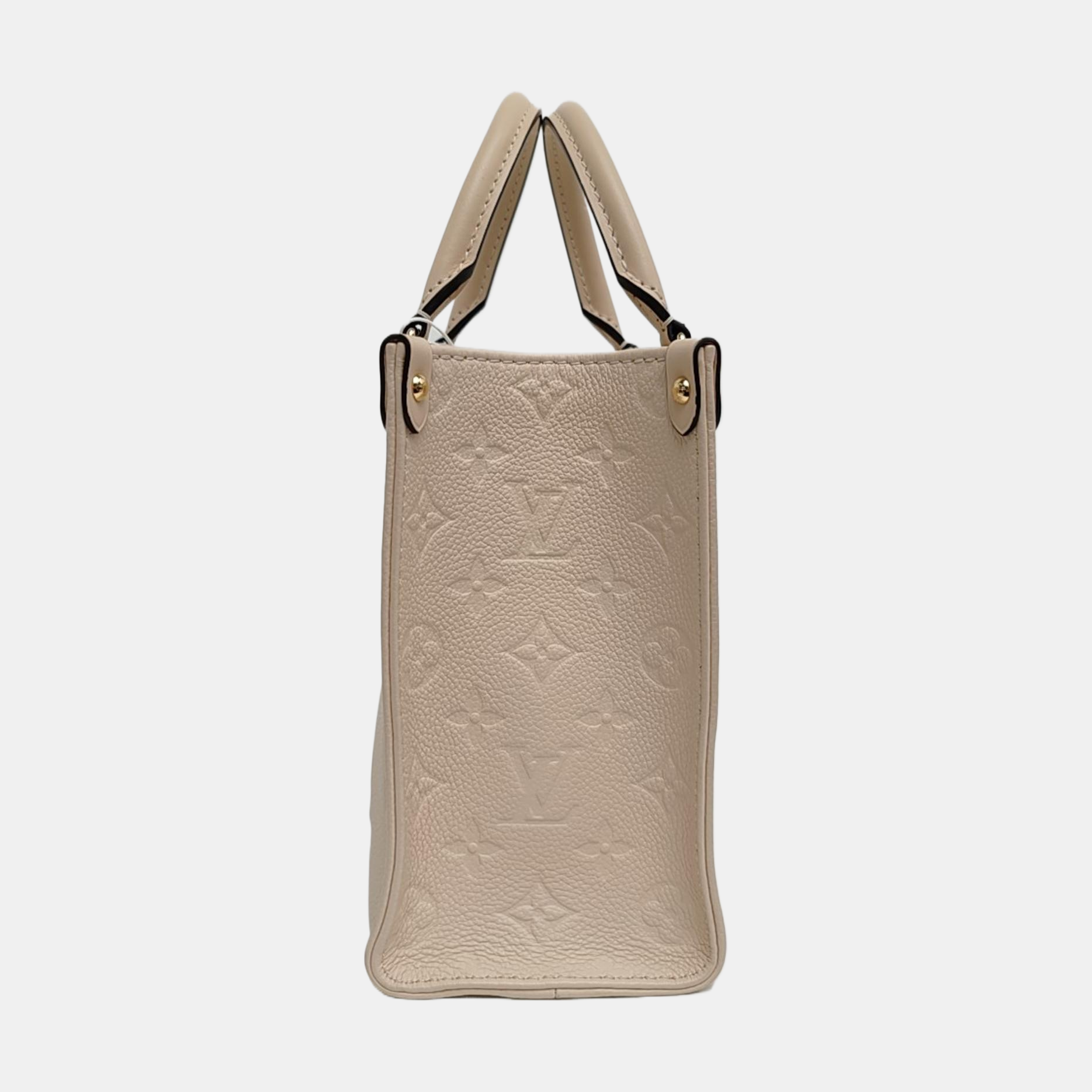 ONTHEGO PM Monogram Calfskin Beige