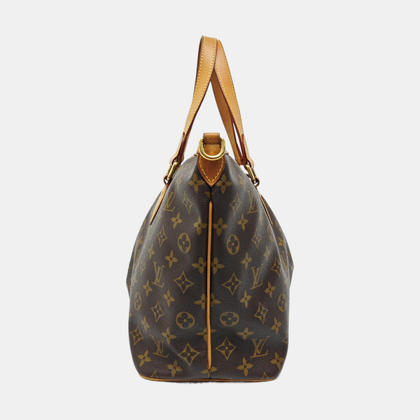 PALERMO PM Monogram Coated Canvas Brown