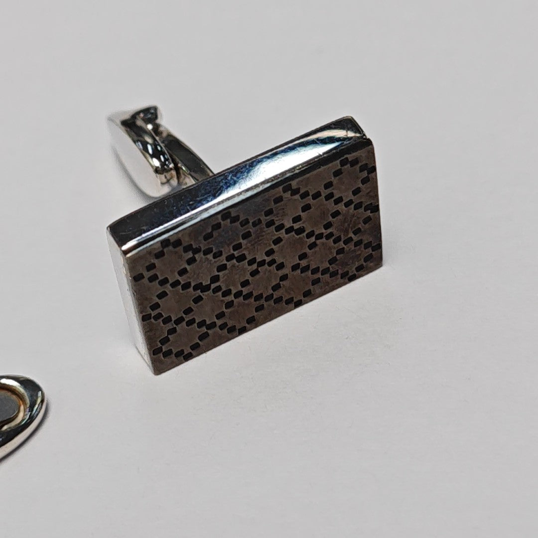Metal Cufflink Silver