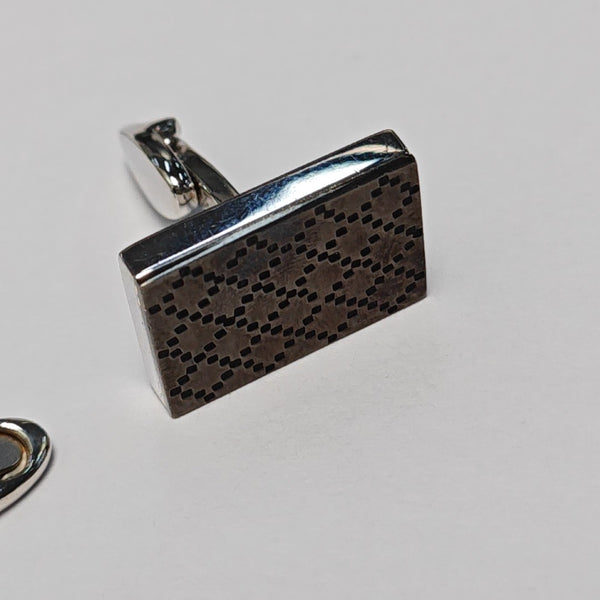 Metal Cufflink Silver