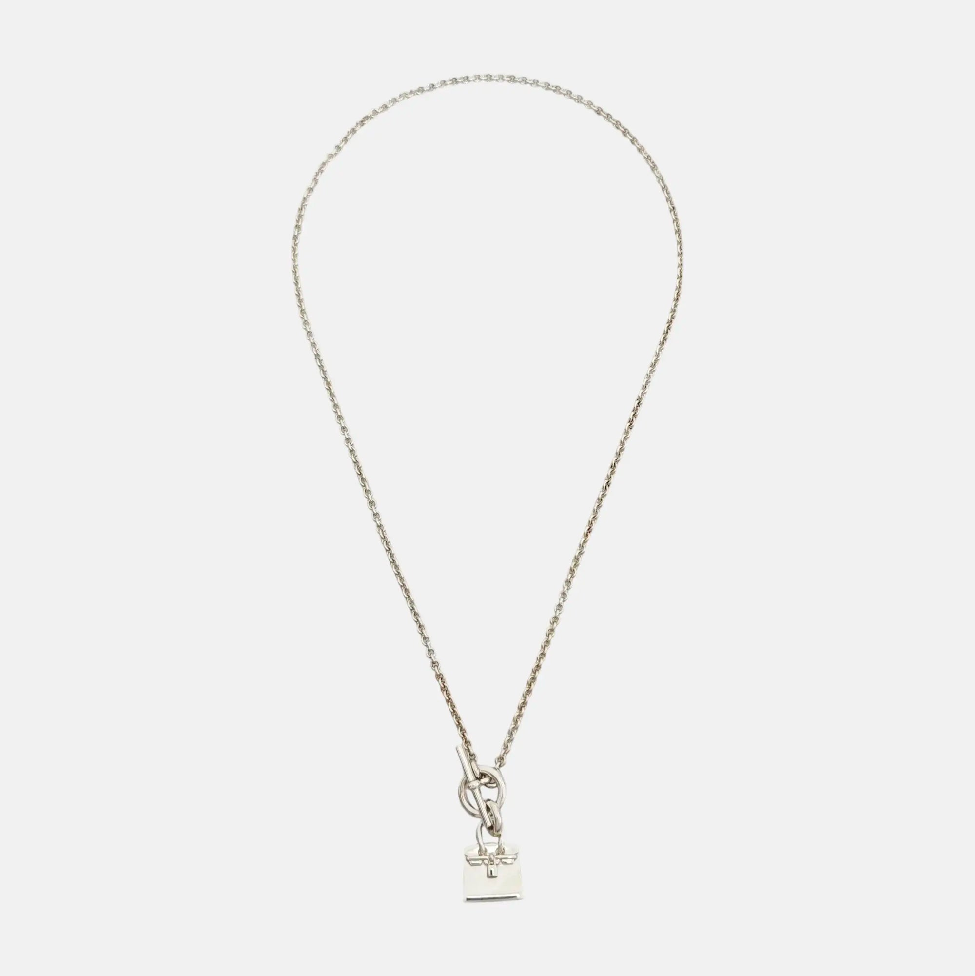 Amulettes Birkin 925 Sterling Silver Necklace