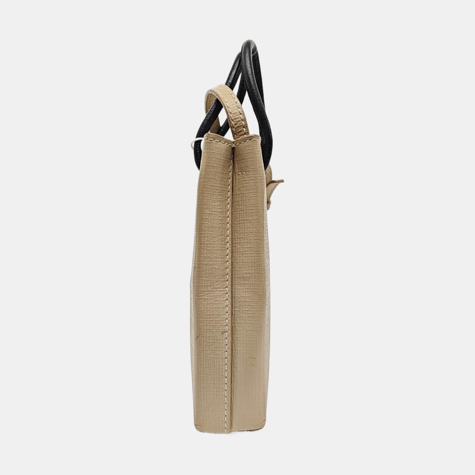 Shopping Bag Calfskin Beige