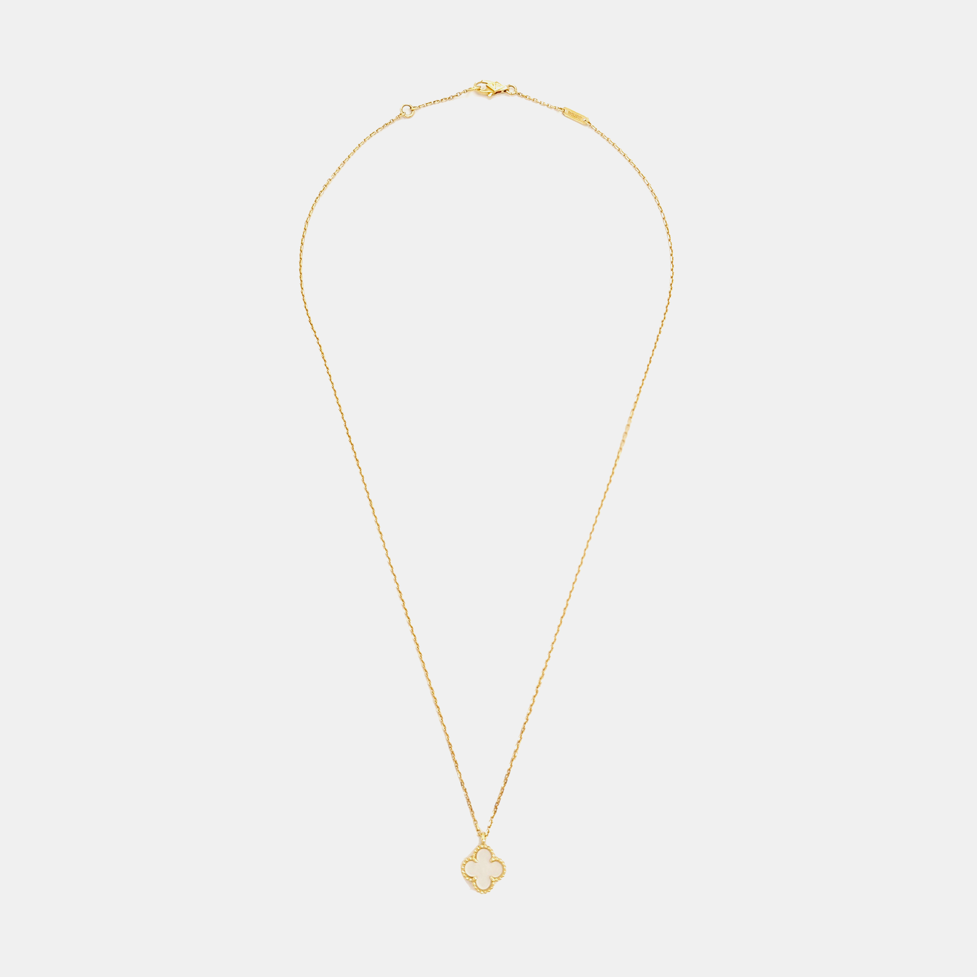 Sweet Alhambra 18k Gold Necklace