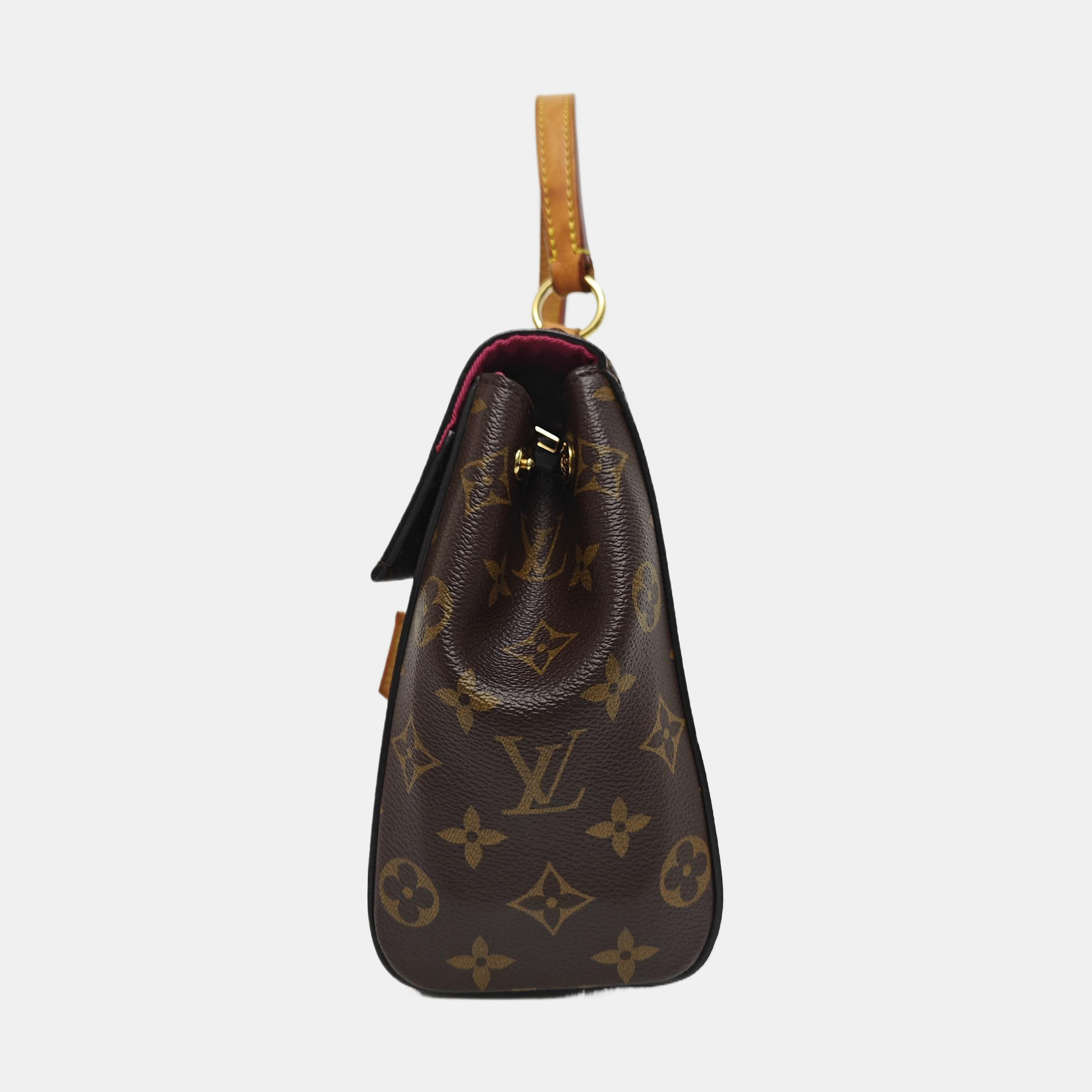 CLUNY PM Monogram Coated Canvas Brown