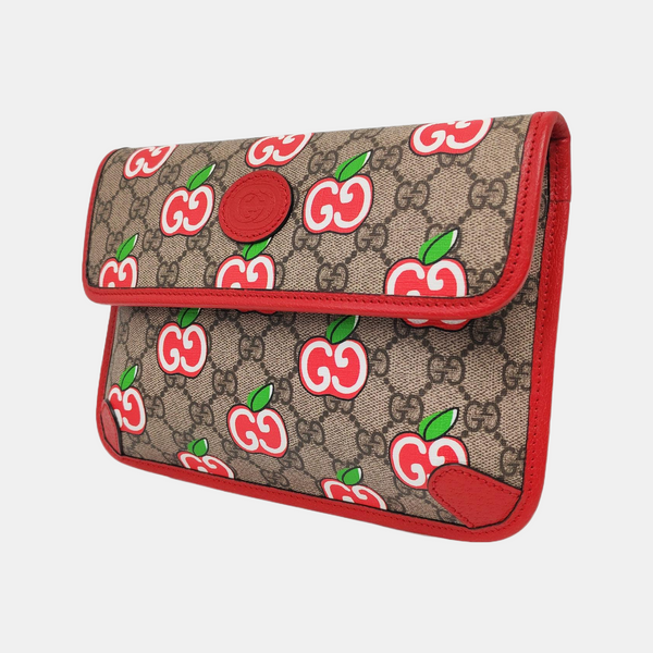 Neo Vintage Monogram Coated Canvas Red
