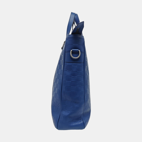 TADAO PM Damier Calfskin Blue